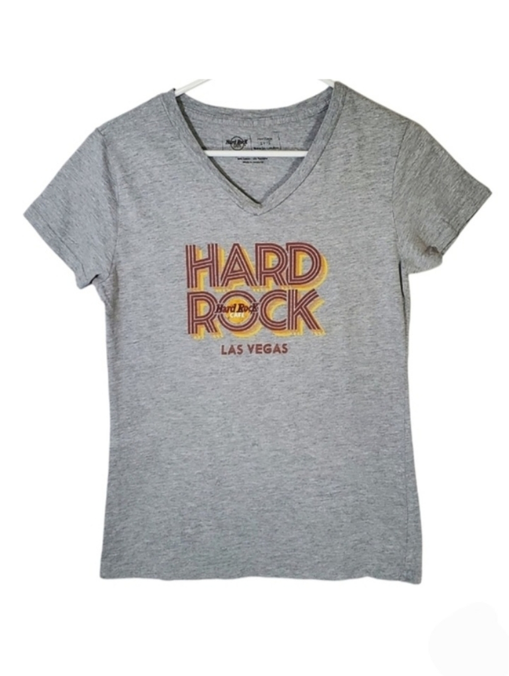 2340 * Hard Rock Cafe Las Vegas Graphic Tee Heather Hray Size M